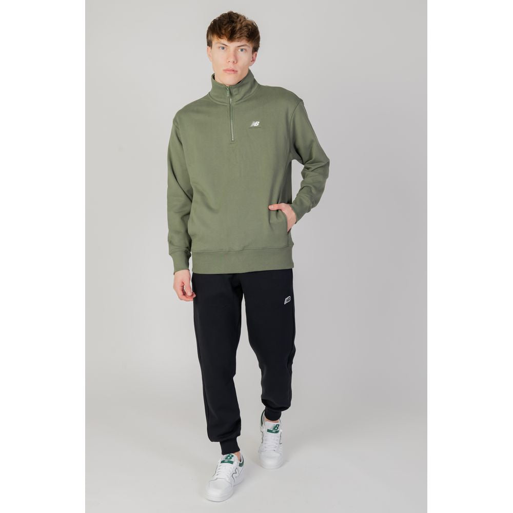Suéter de algodón verde New Balance