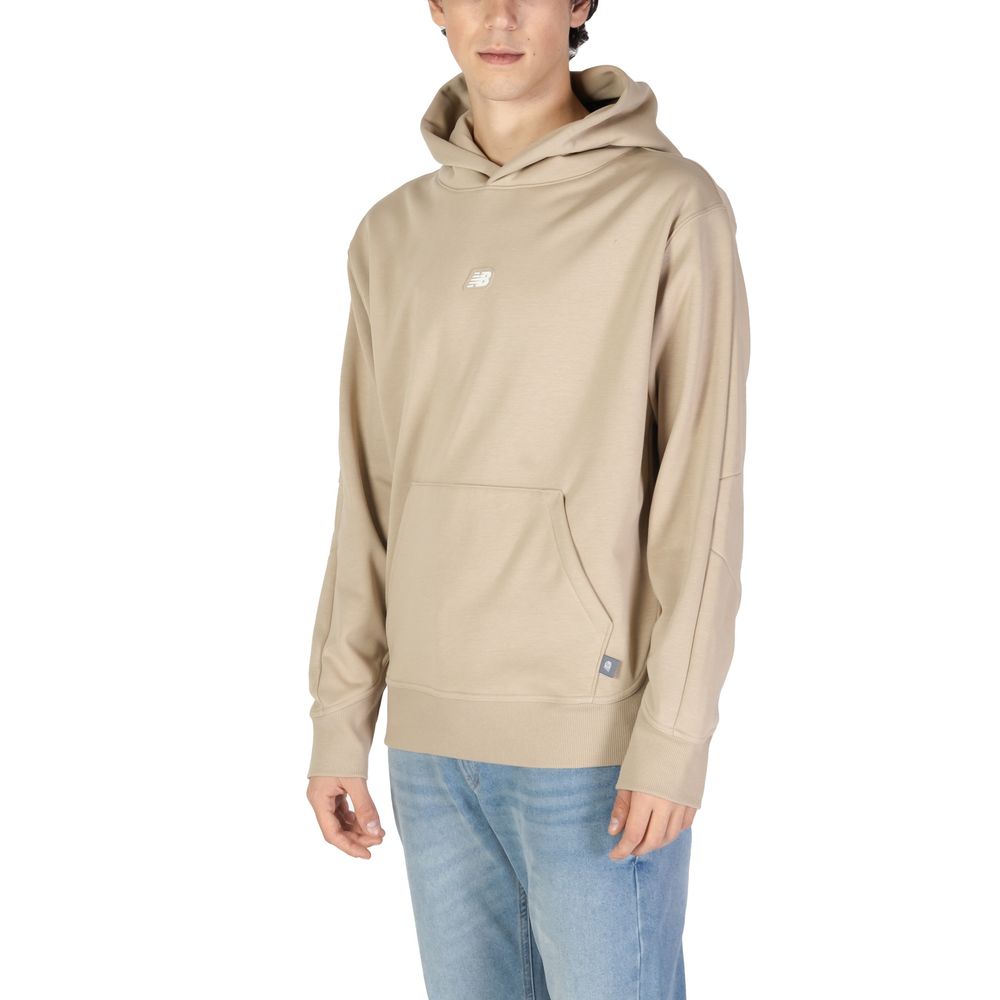 Suéter New Balance beige de poliéster reciclado