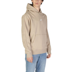 Suéter New Balance beige de poliéster reciclado