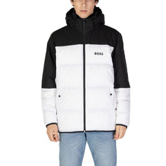 Chaqueta blanca de poliéster reciclado de Hugo Boss