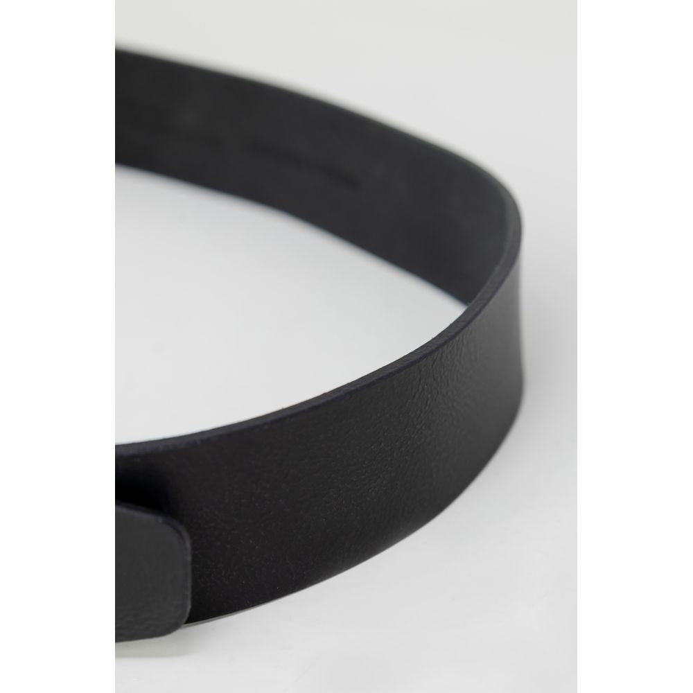 Cinturón de cuero negro Hugo Boss