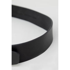 Cinturón de cuero negro Hugo Boss