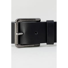 Cinturón de cuero negro Hugo Boss