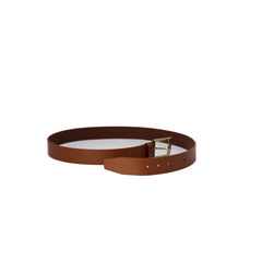 Cinturón de piel beige Hugo Boss