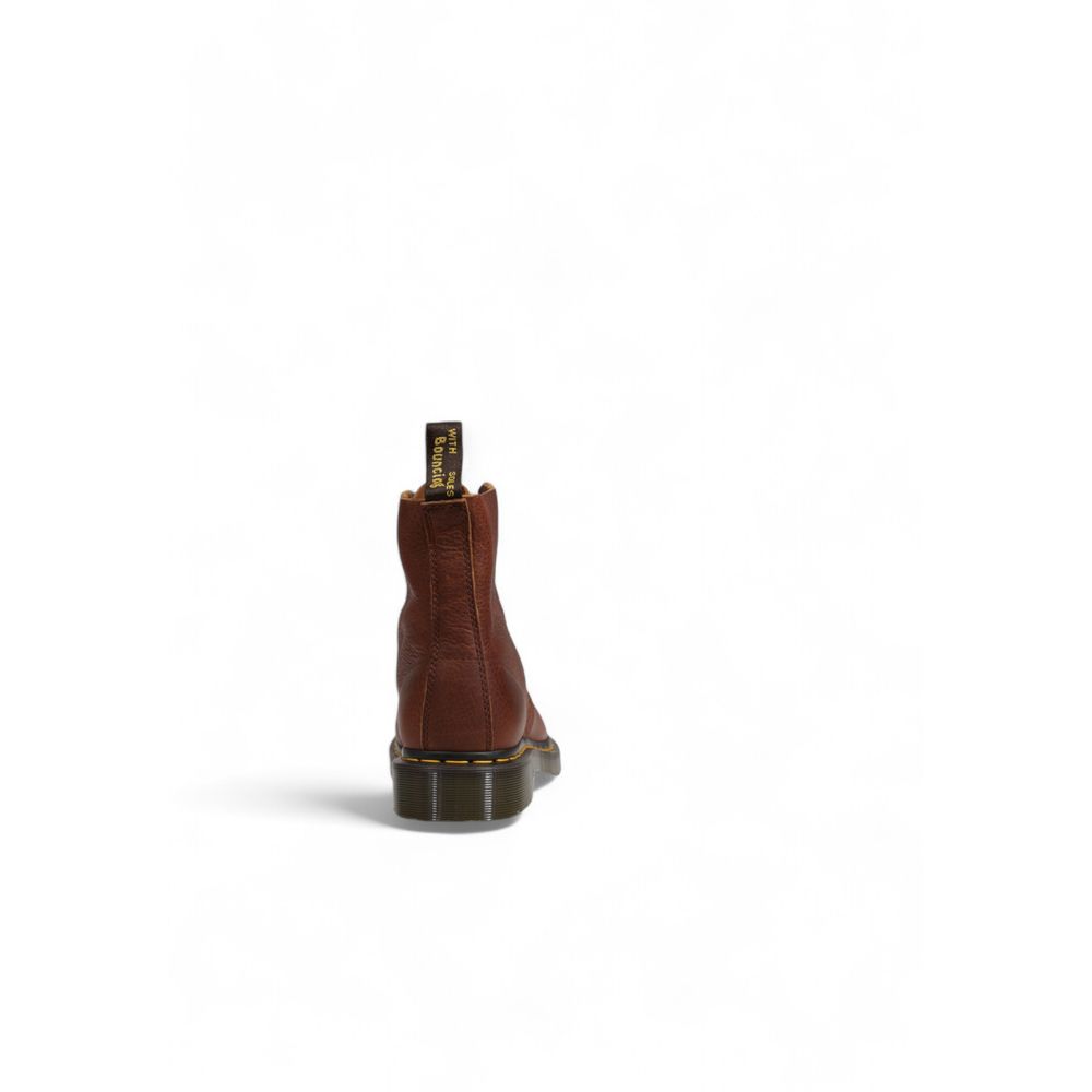 Bota de cuero marrón Dr. Martens