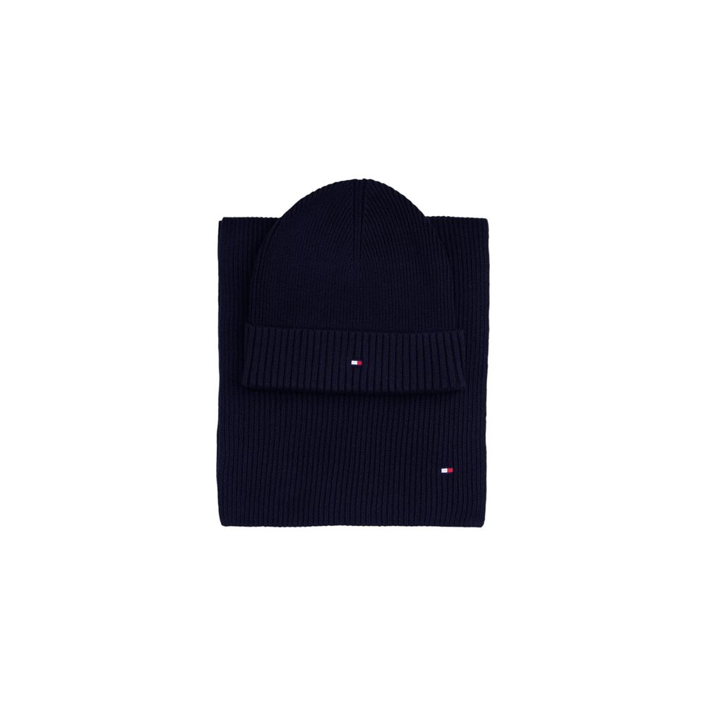Bufanda de algodón azul de Tommy Hilfiger