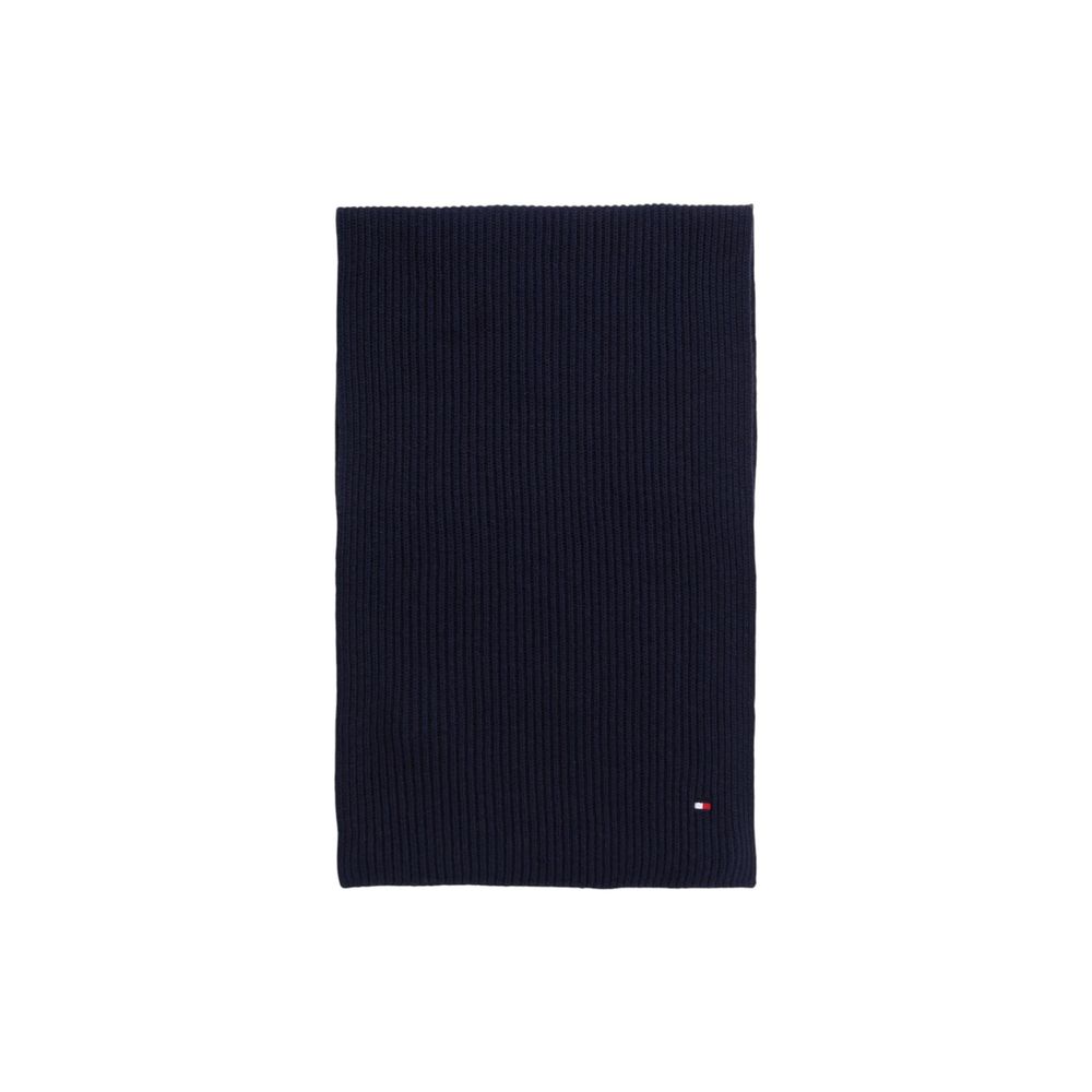 Bufanda de algodón azul de Tommy Hilfiger