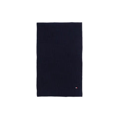 Bufanda de algodón azul de Tommy Hilfiger