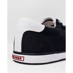 Zapatillas de algodón azul Tommy Hilfiger