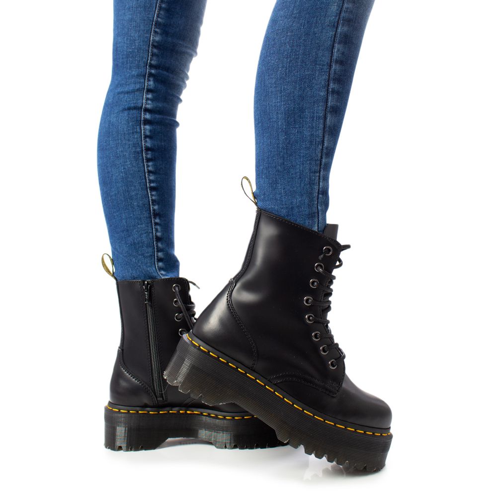 Botines de cuero negro Dr. Martens