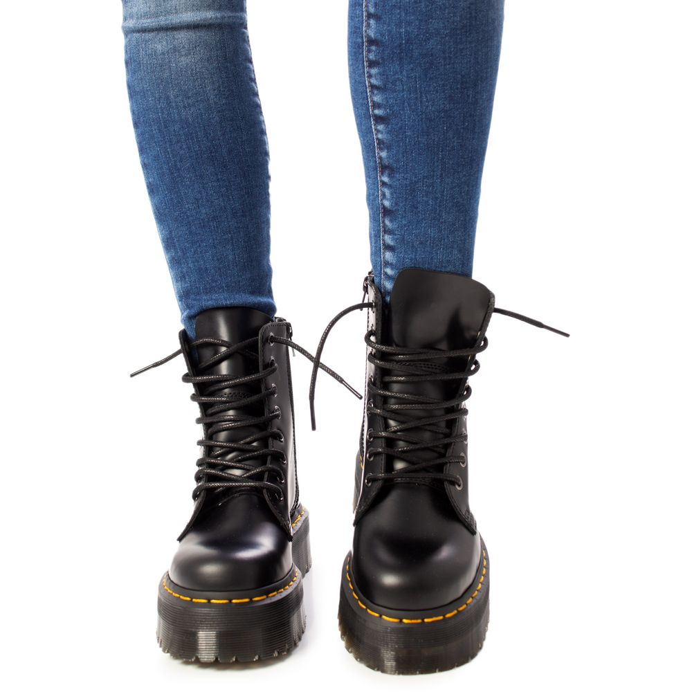 Botines de cuero negro Dr. Martens