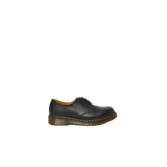 Dr. Martens - Zapatos planos de cuero negro