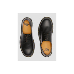 Dr. Martens - Zapatos planos de cuero negro