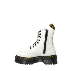 Bota de cuero blanca Dr. Martens