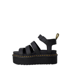 Dr. Martens - Zapatos planos de cuero negro