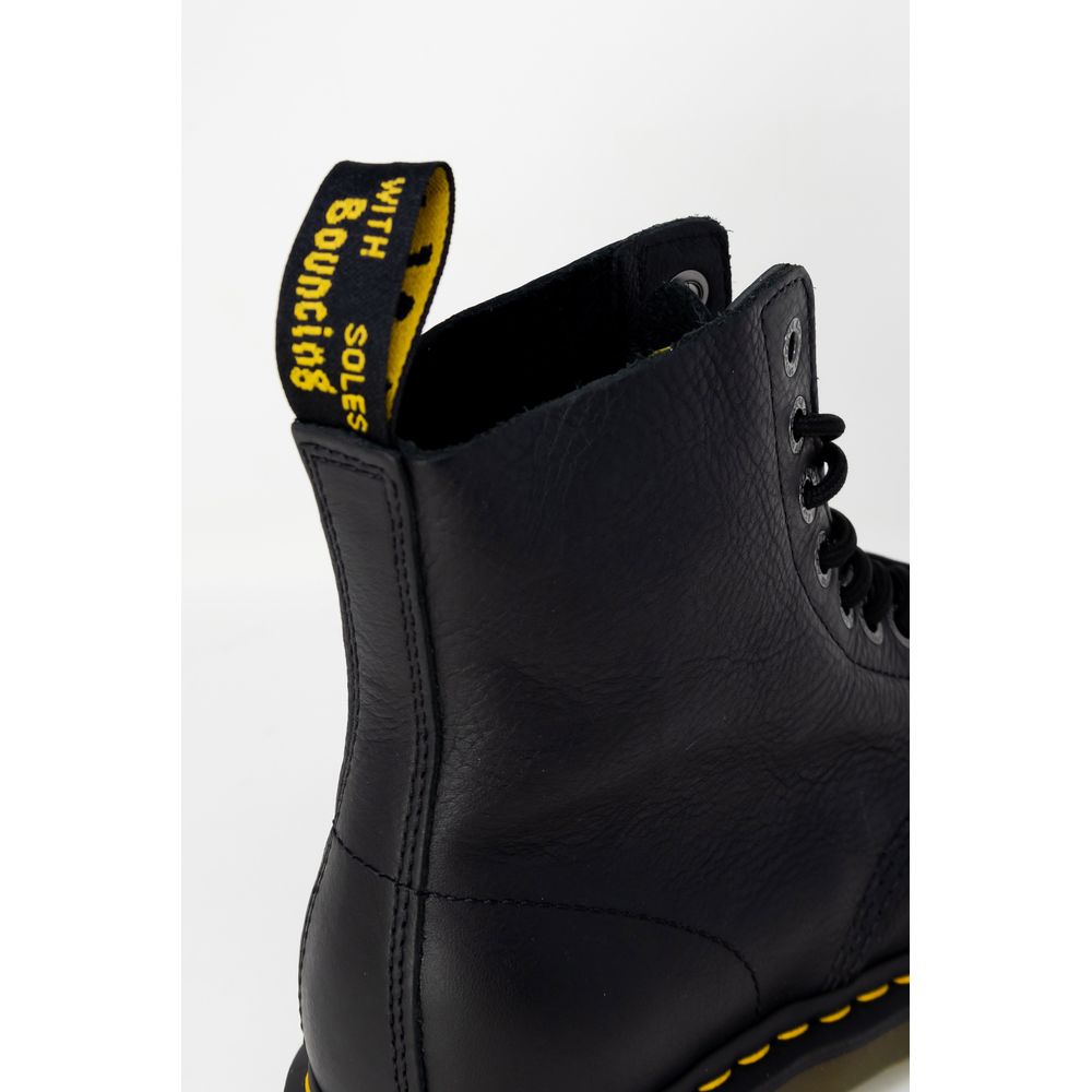 Bota de cuero negra Dr. Martens