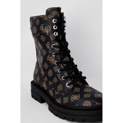 Guess Brown Artificial Leather Boot
