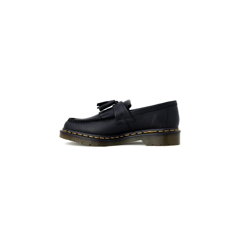 Dr. Martens - Zapatos planos de cuero negro