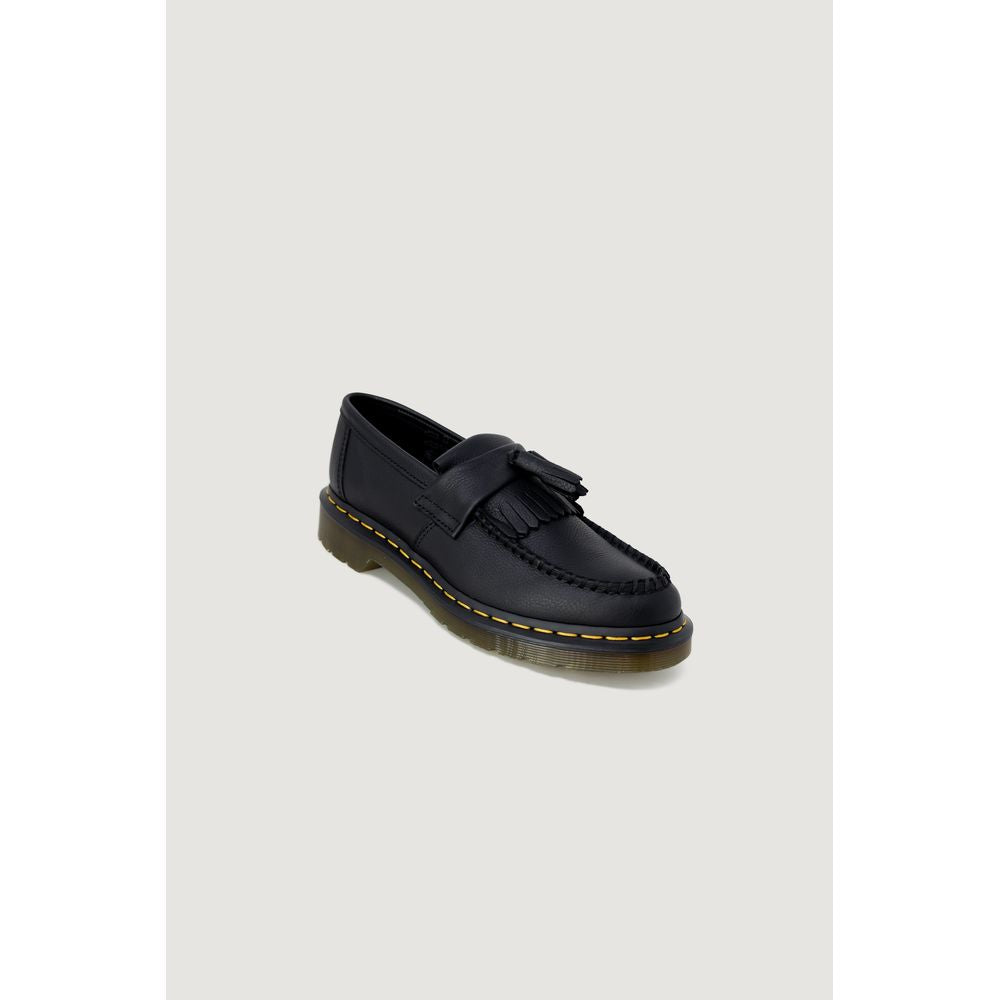 Dr. Martens - Zapatos planos de cuero negro