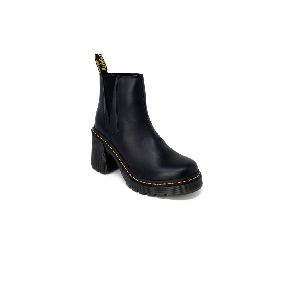 Sandalia de cuero negra Dr. Martens