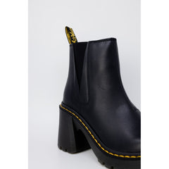 Sandalia de cuero negra Dr. Martens