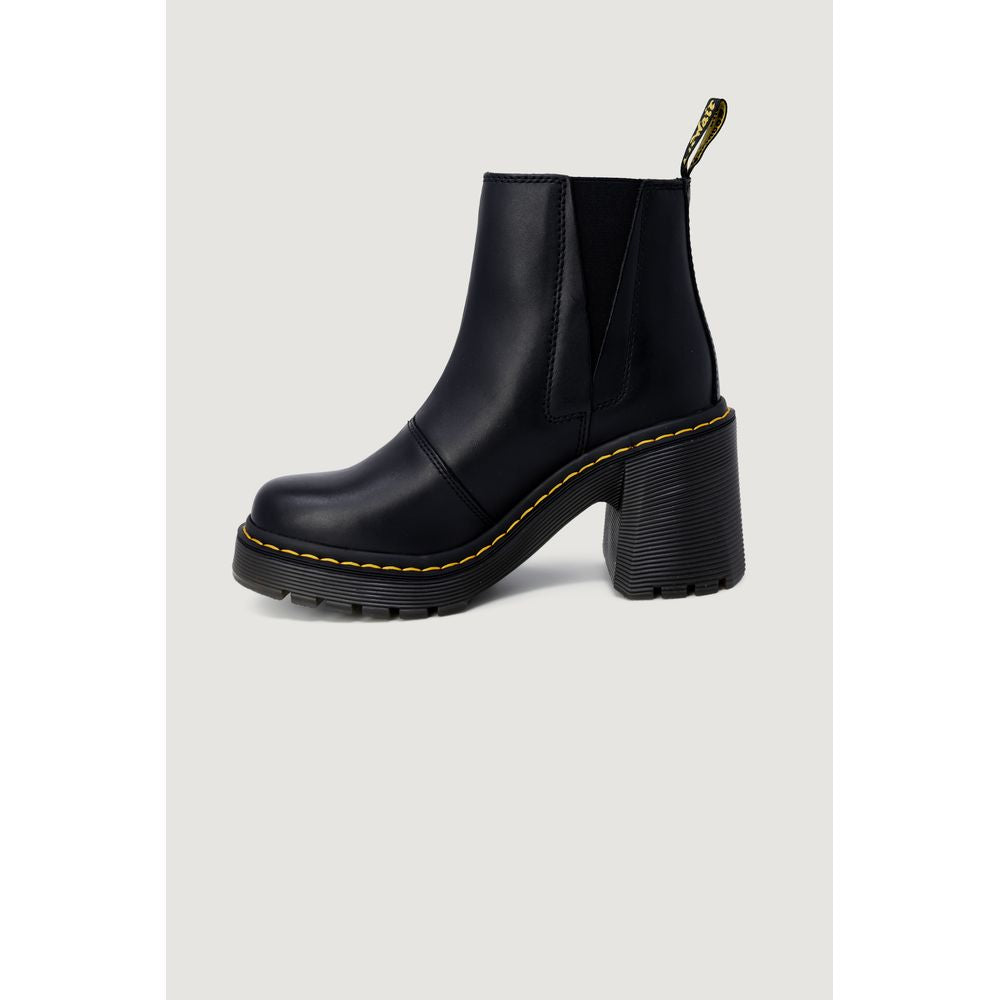 Sandalia de cuero negra Dr. Martens