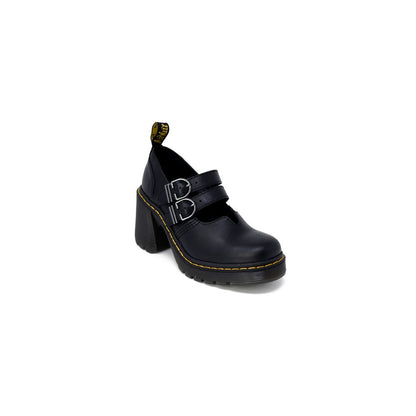 Sandalia de cuero negra Dr. Martens