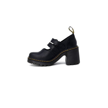 Sandalia de cuero negra Dr. Martens