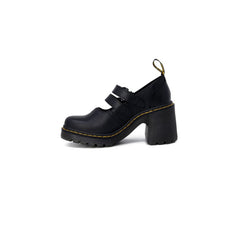 Sandalia de cuero negra Dr. Martens