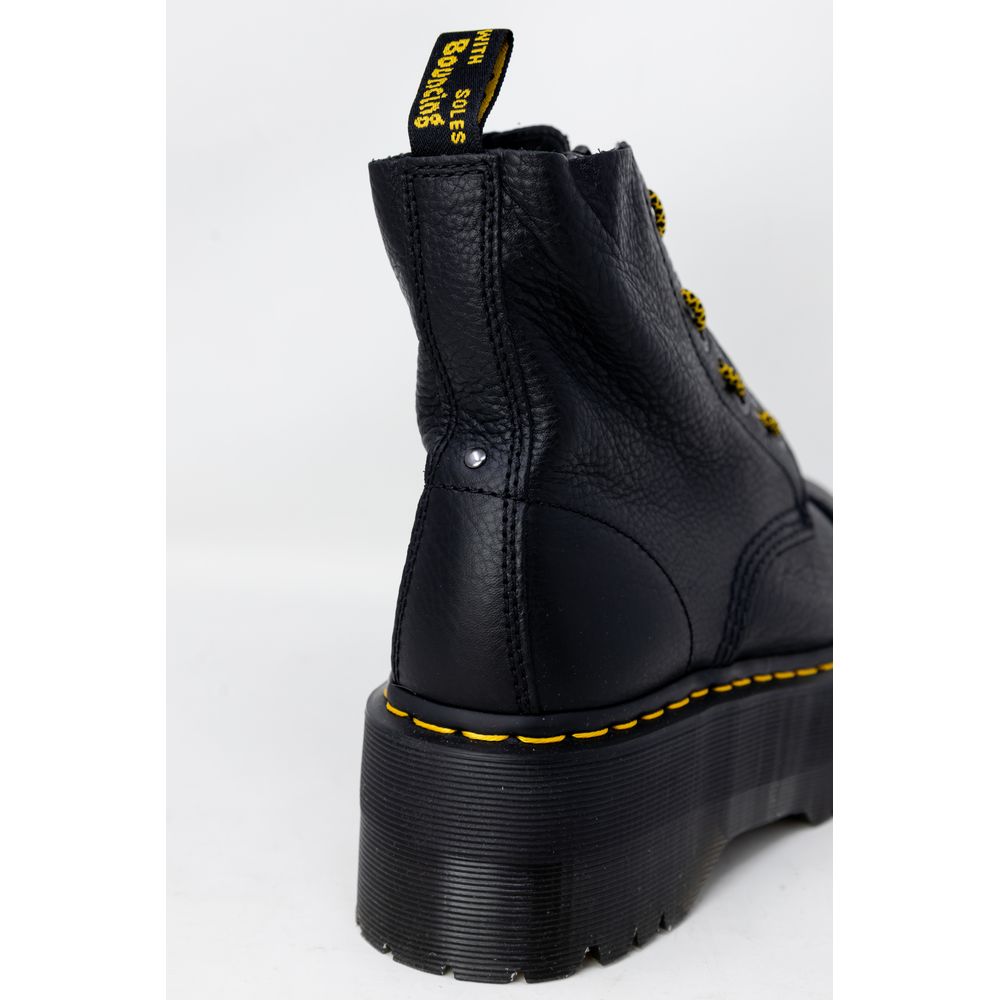 Bota de cuero negra Dr. Martens