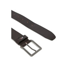 Cinturón de cuero marrón de Tommy Hilfiger