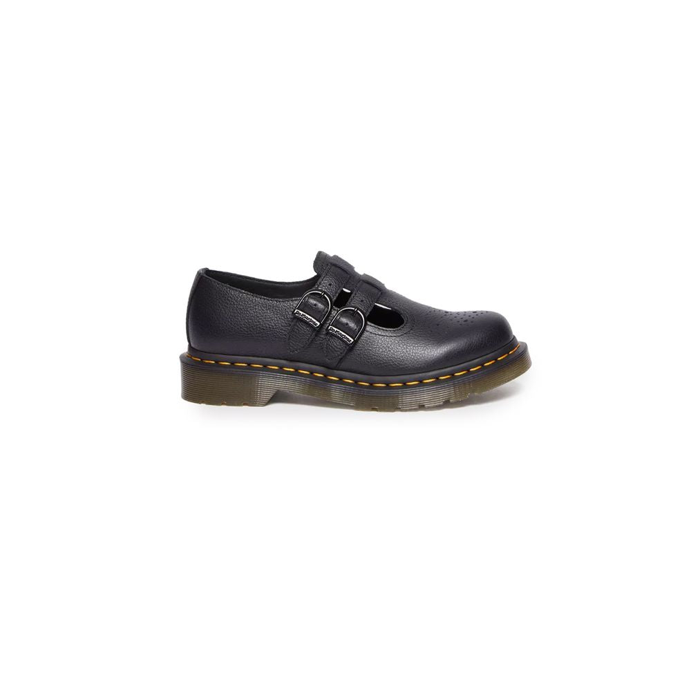 Dr. Martens - Zapatos planos de cuero negro