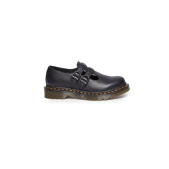 Dr. Martens - Zapatos planos de cuero negro