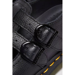 Dr. Martens - Zapatos planos de cuero negro