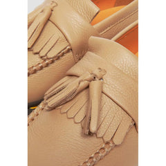 Dr. Martens - Zapatos planos de piel beige