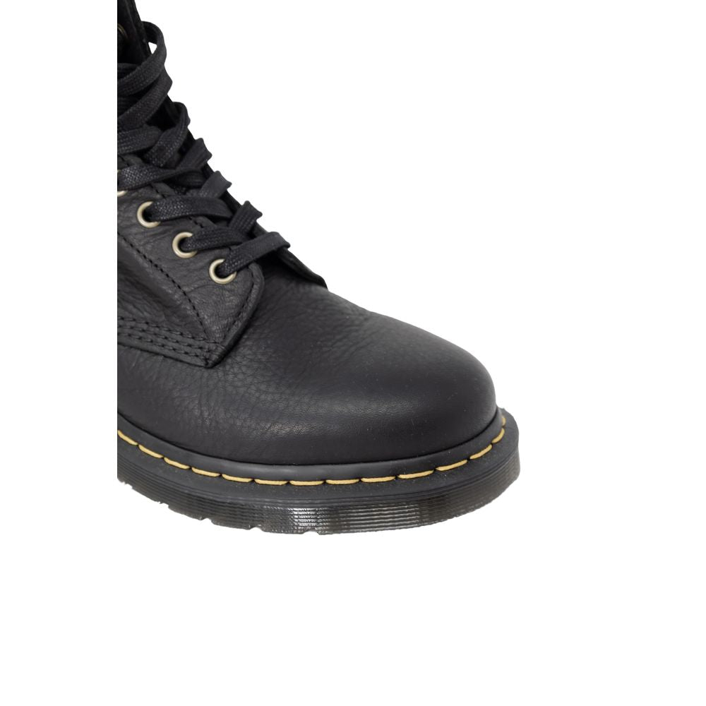 Bota de cuero negra Dr. Martens