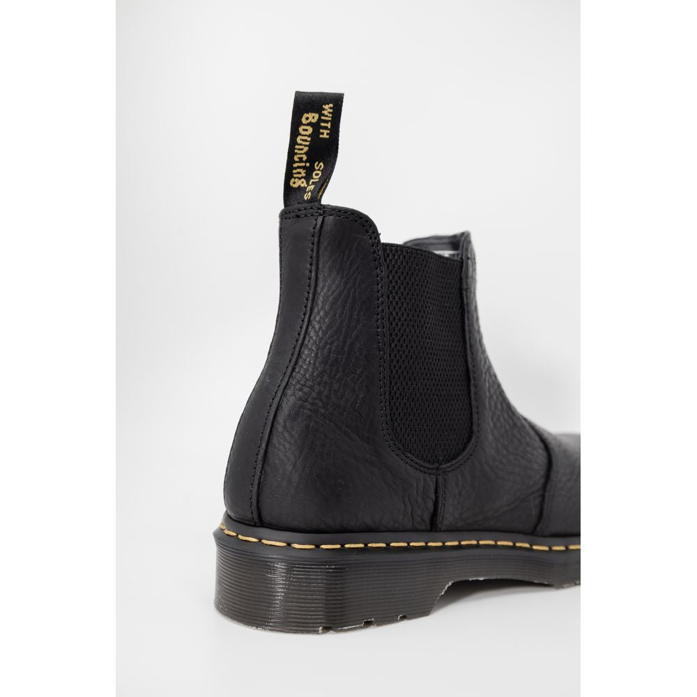 Bota de cuero negra Dr. Martens