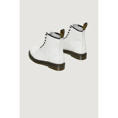 Bota de cuero blanca Dr. Martens