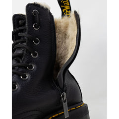Bota de cuero negra Dr. Martens