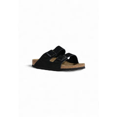Sandalia de ante negra Birkenstock
