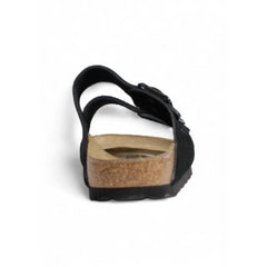 Sandalia de ante negra Birkenstock