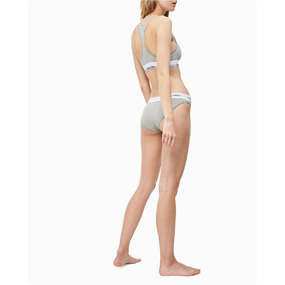 Braguita de algodón gris de Calvin Klein Underwear