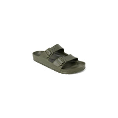 Sandalia de plástico verde Birkenstock