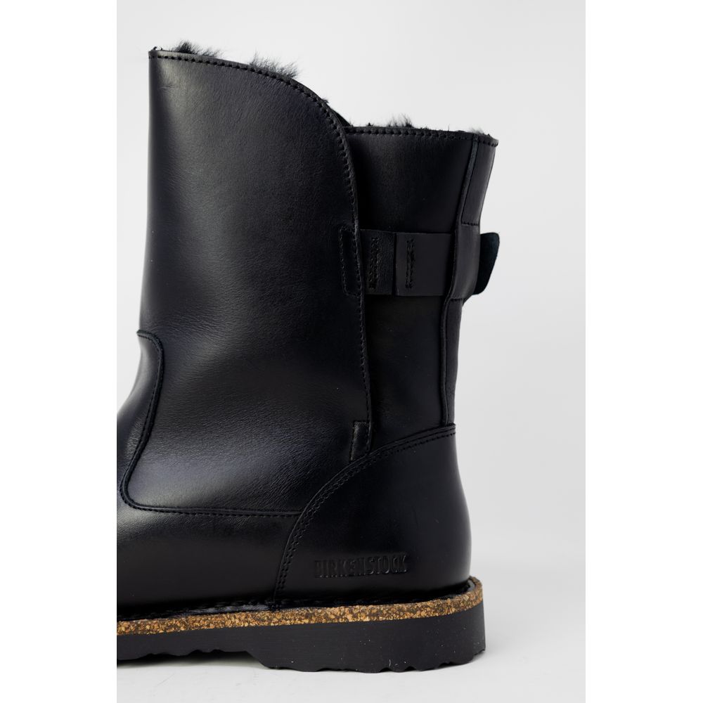 Bota de cuero negra Birkenstock