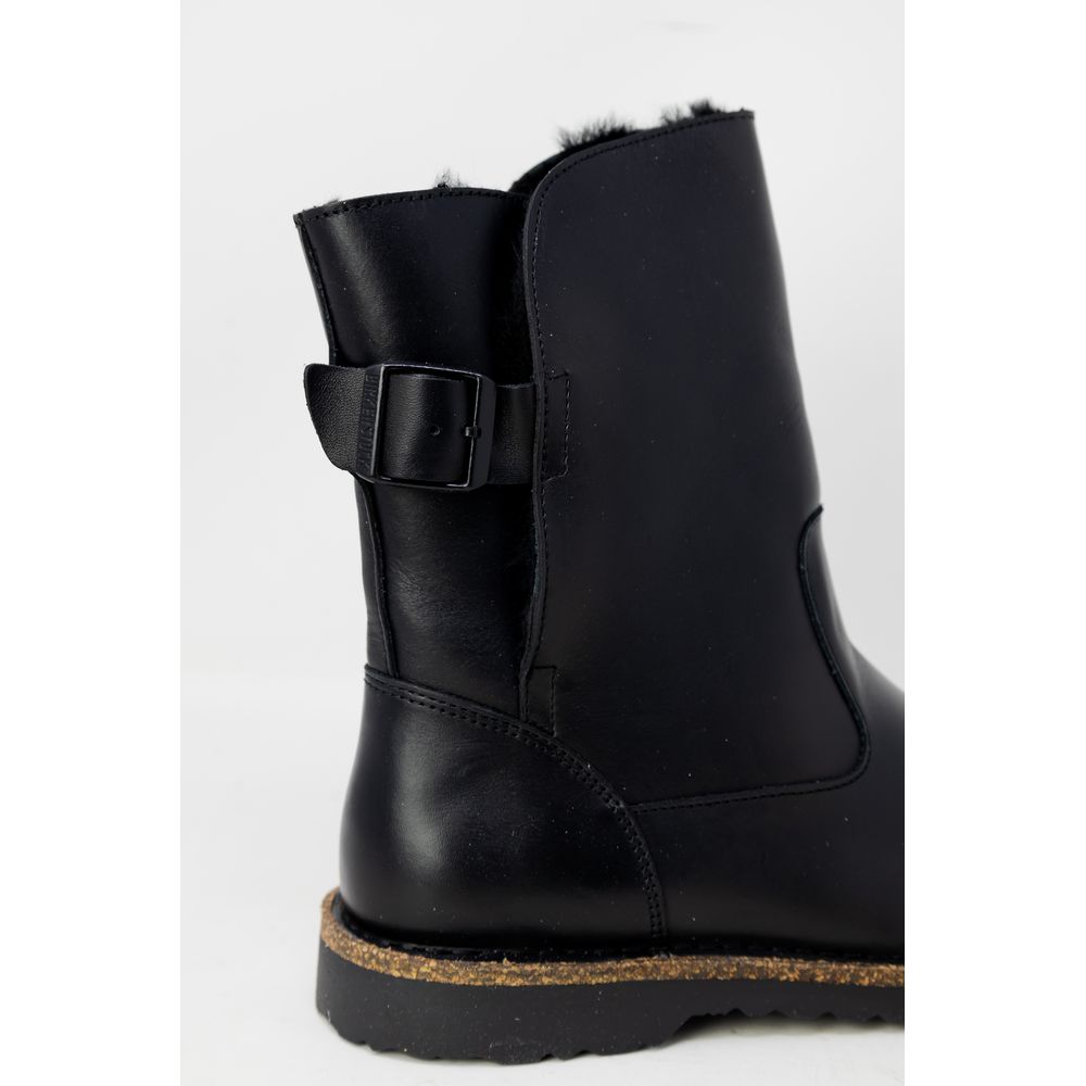 Bota de cuero negra Birkenstock