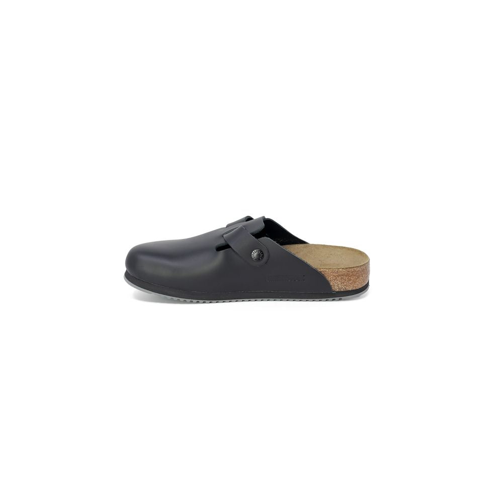 Sandalia de cuero negra Birkenstock