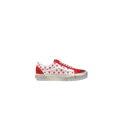 Zapatillas Vans de piel de ante roja