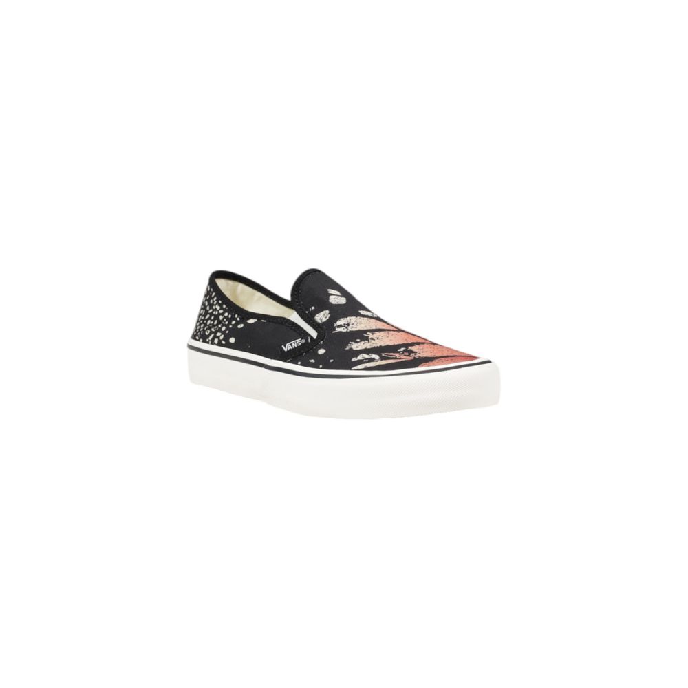 Zapatillas de cuero negras Vans