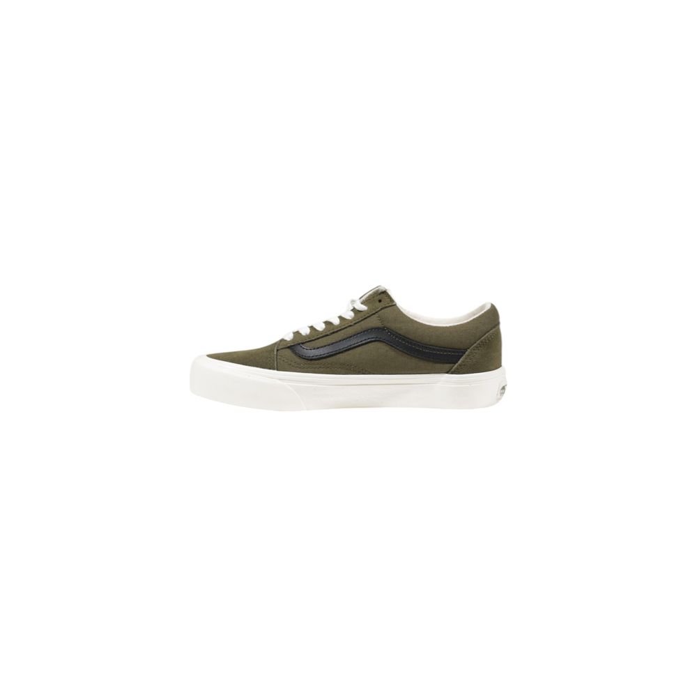 Zapatillas de cuero verde Vans