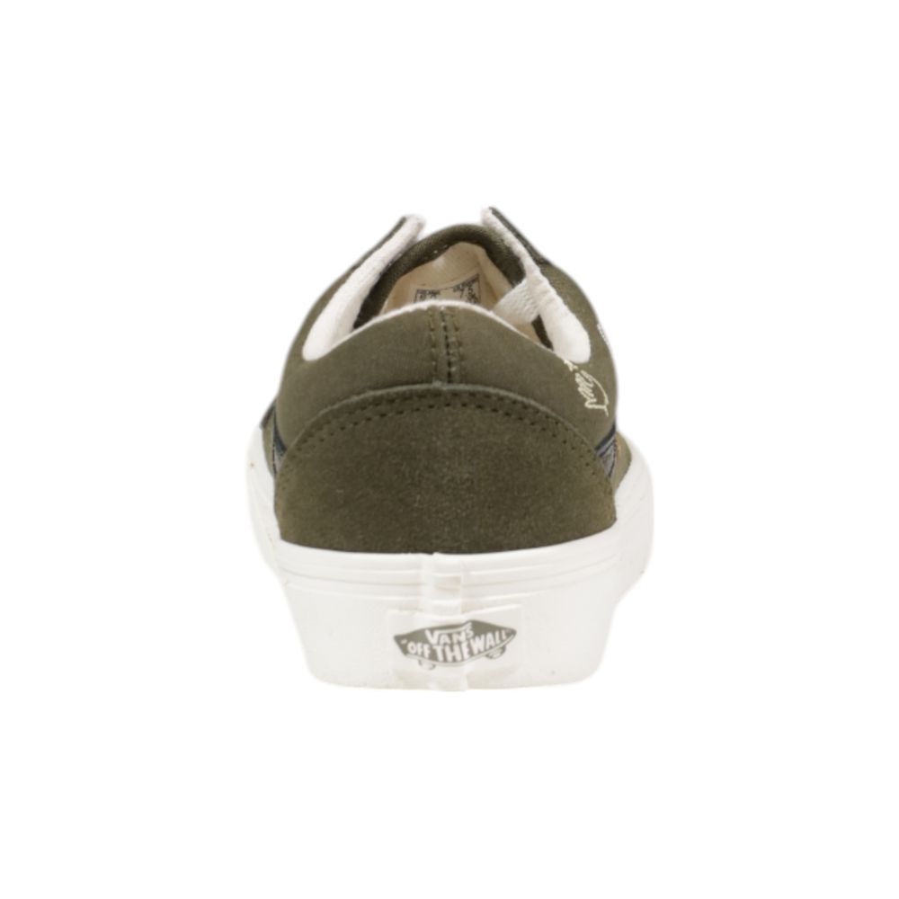 Zapatillas de cuero verde Vans
